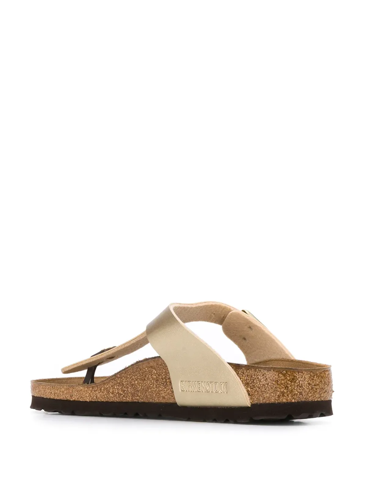 Birkenstock Gizeh スリップオン サンダル ゴールド - 画像3