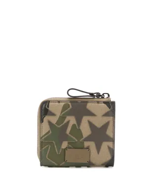 Valentino Garavani カモフラージュ・スター・パッチ・ウォレット - サムネイル2