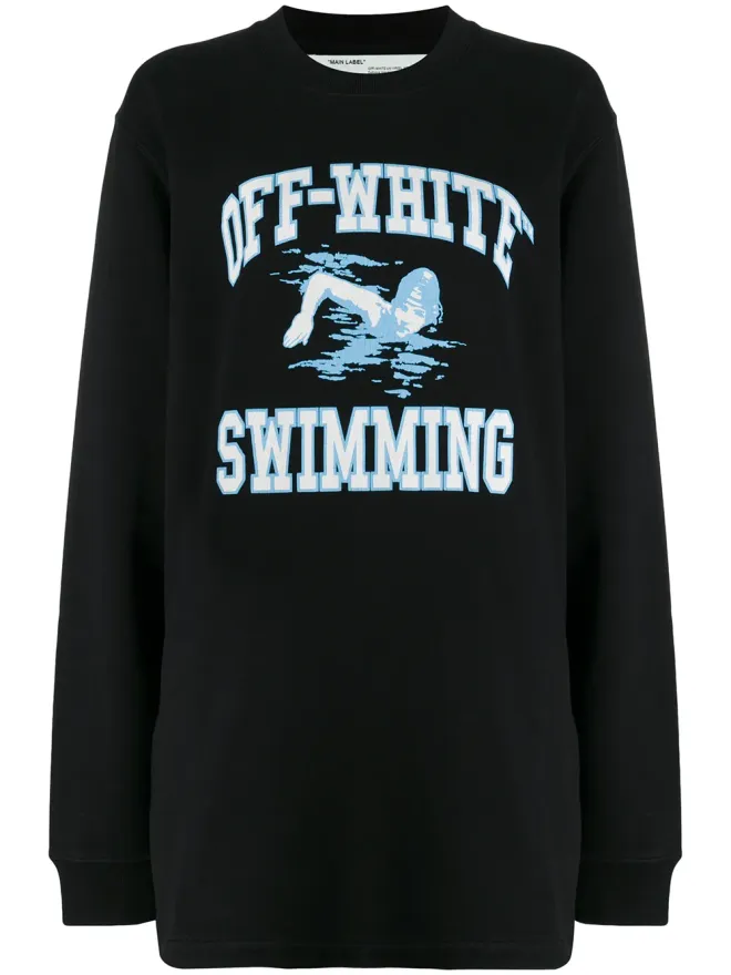 OFF-WHITE Off-White スイミングプリント スウェットシャツの商品画像