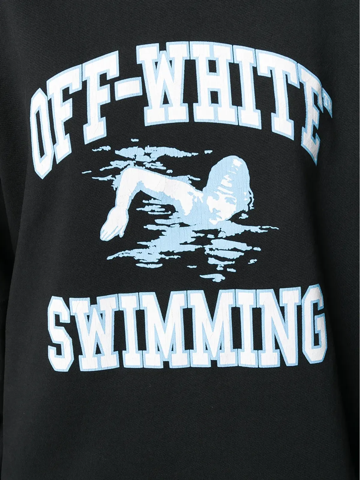 Off-White スイミングプリント スウェットシャツ - 画像5