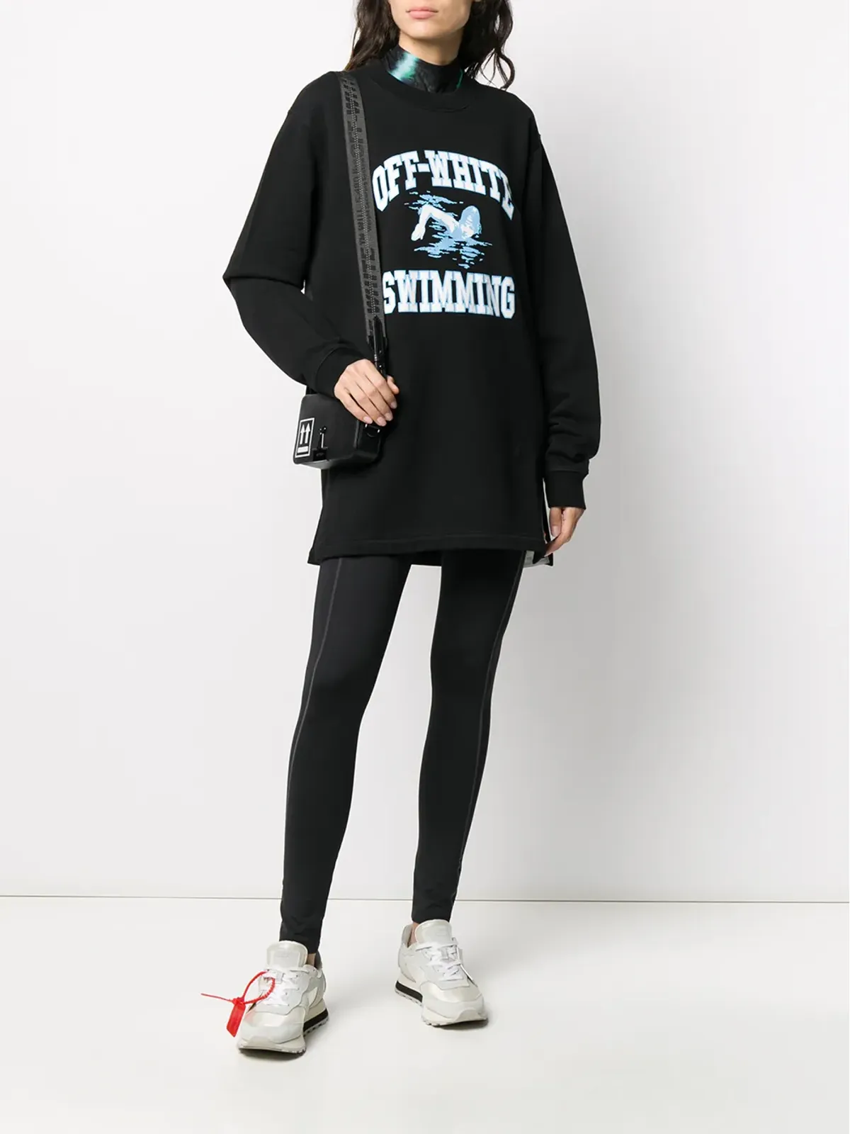 Off-White スイミングプリント スウェットシャツ - 画像2