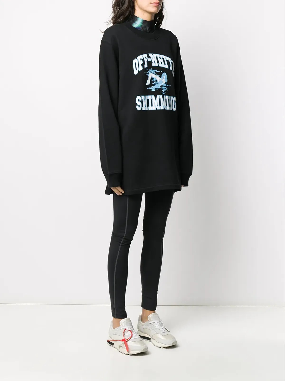 Off-White スイミングプリント スウェットシャツ - 画像3