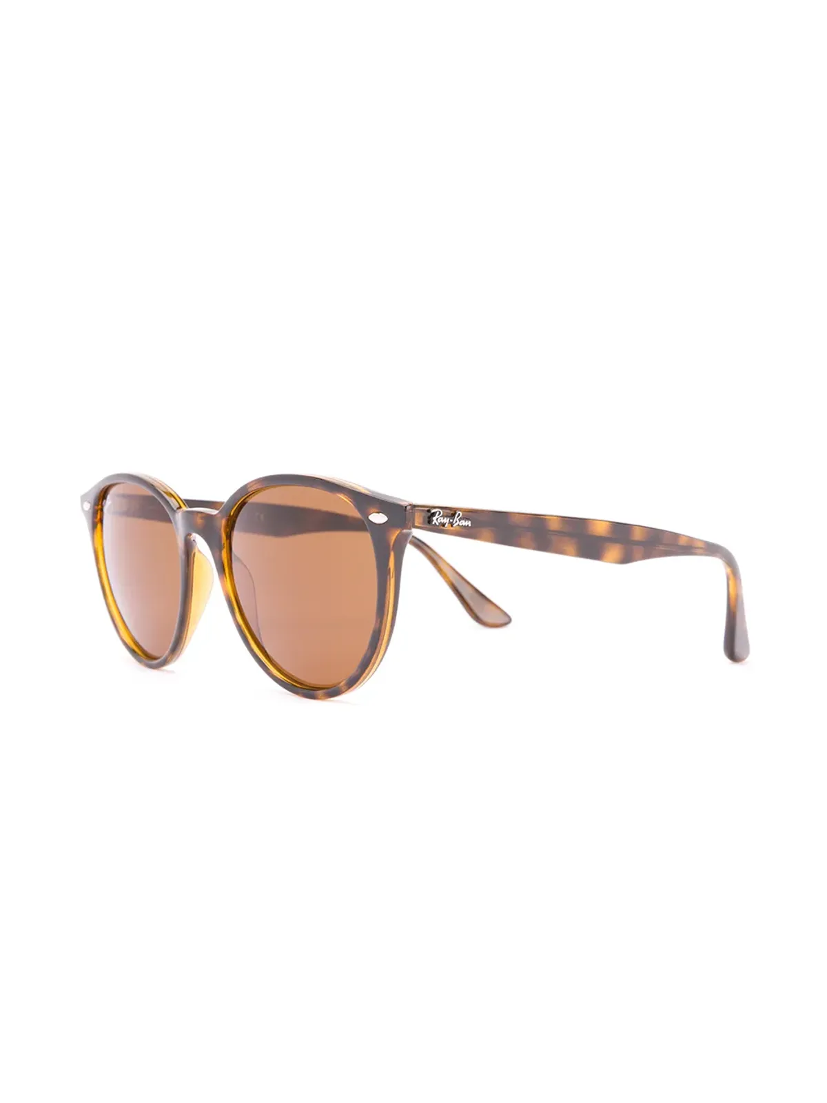 Ray-Ban ラウンドフレーム tortoise-shell サングラス（ブラウン） - 画像2