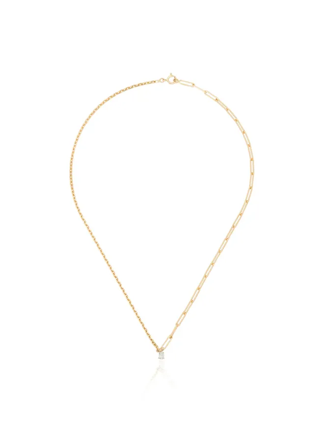 Yvonne Leon Yvonne Léon 18K イエローゴールド ペアシェイプ ダイヤモンド ネックレスの商品画像