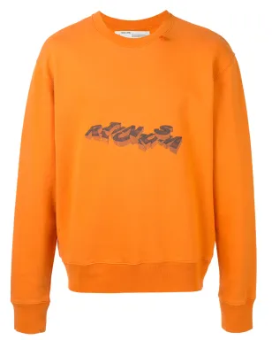 Off-White 3D Pencil クルーネック スウェットシャツ - Orange - サムネイル1