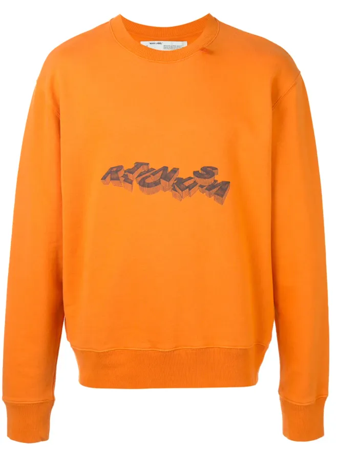 OFF-WHITE Off-White 3D Pencil クルーネック スウェットシャツ - Orangeの商品画像