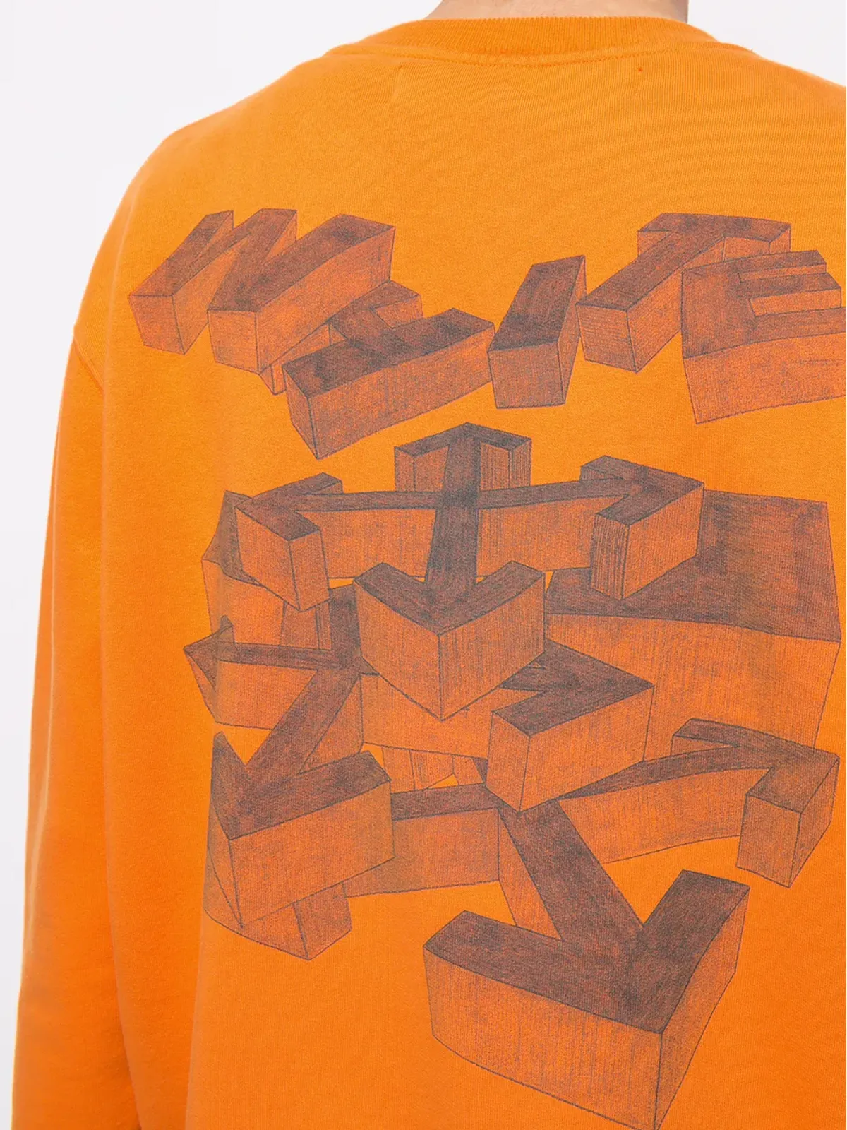 Off-White 3D Pencil クルーネック スウェットシャツ - Orange - 画像5