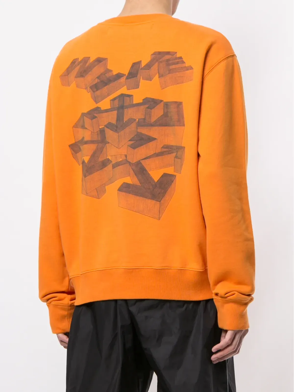 Off-White 3D Pencil クルーネック スウェットシャツ - Orange - 画像4
