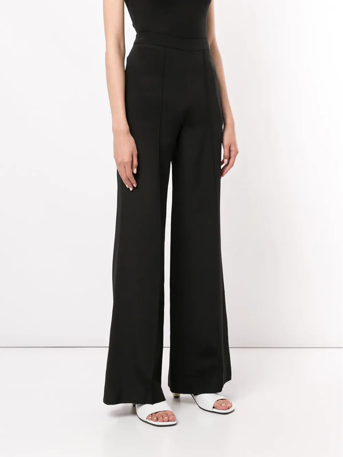 Macgraw Peacock ワイドレッグパンツ - ブラック - 画像3
