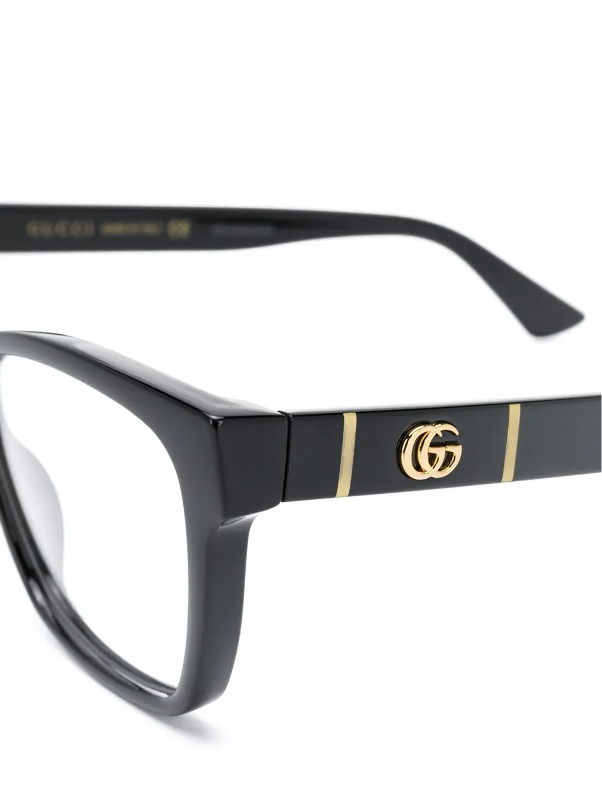Gucci Eyewear GG0634O 長方形フレーム眼鏡 ブラック - 画像3