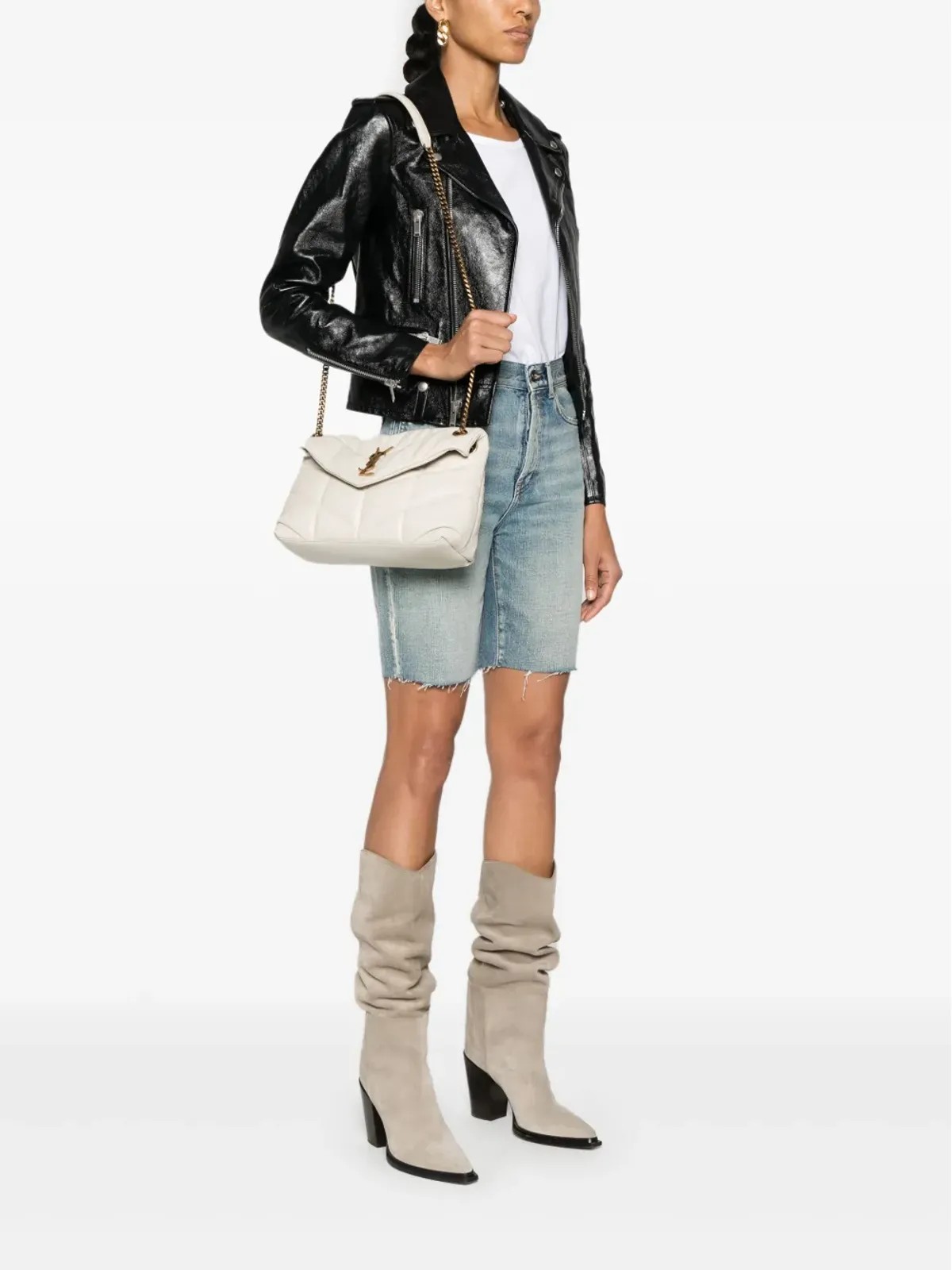 Saint Laurent LouLouモノグラム ショルダーバッグ - 画像2