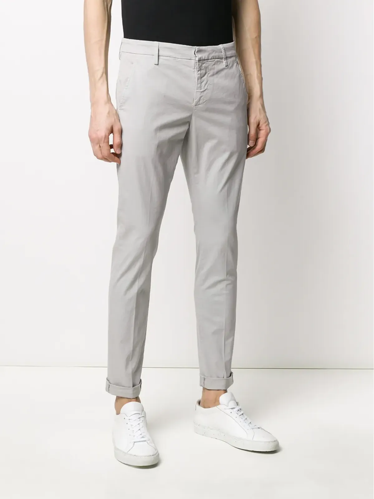 DONDUP スリムフィットチノパンツ - グレー - 画像3