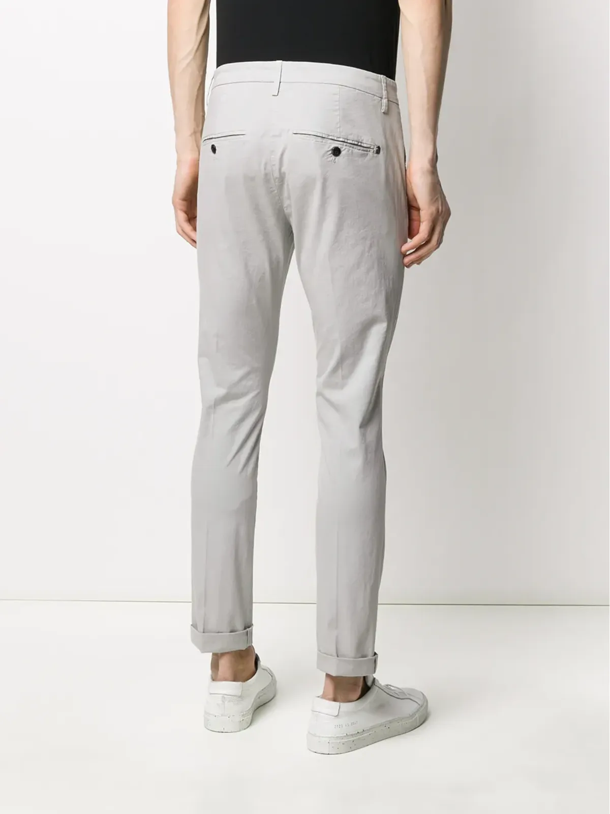 DONDUP スリムフィットチノパンツ - グレー - 画像4
