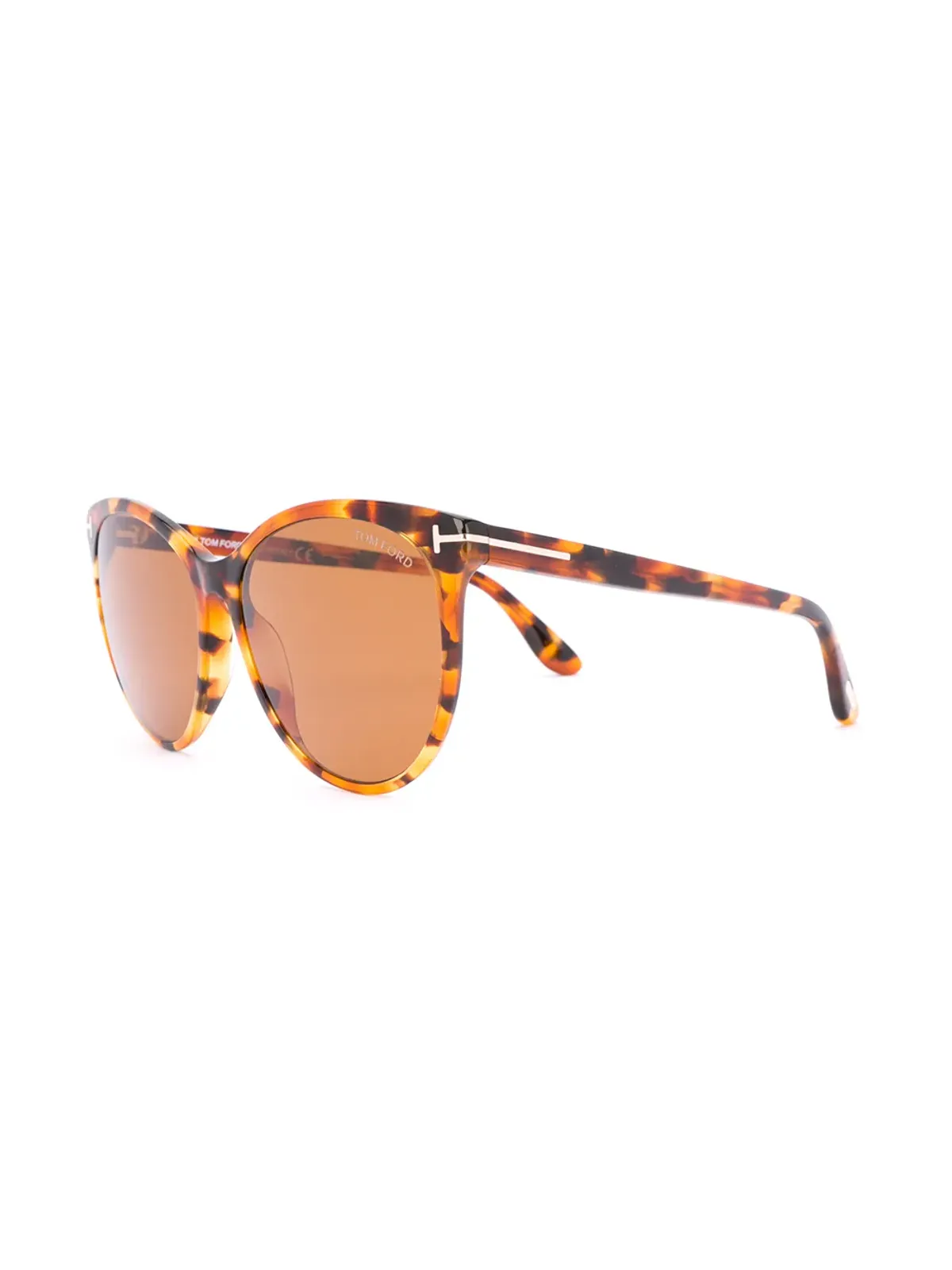 TOM FORD Eyewear オーバーサイズフレームサングラス ブラウン - 画像2