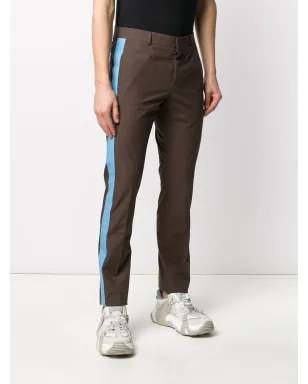 Valentino Garavani コントラストテープ スリムフィット パンツ - サムネイル3