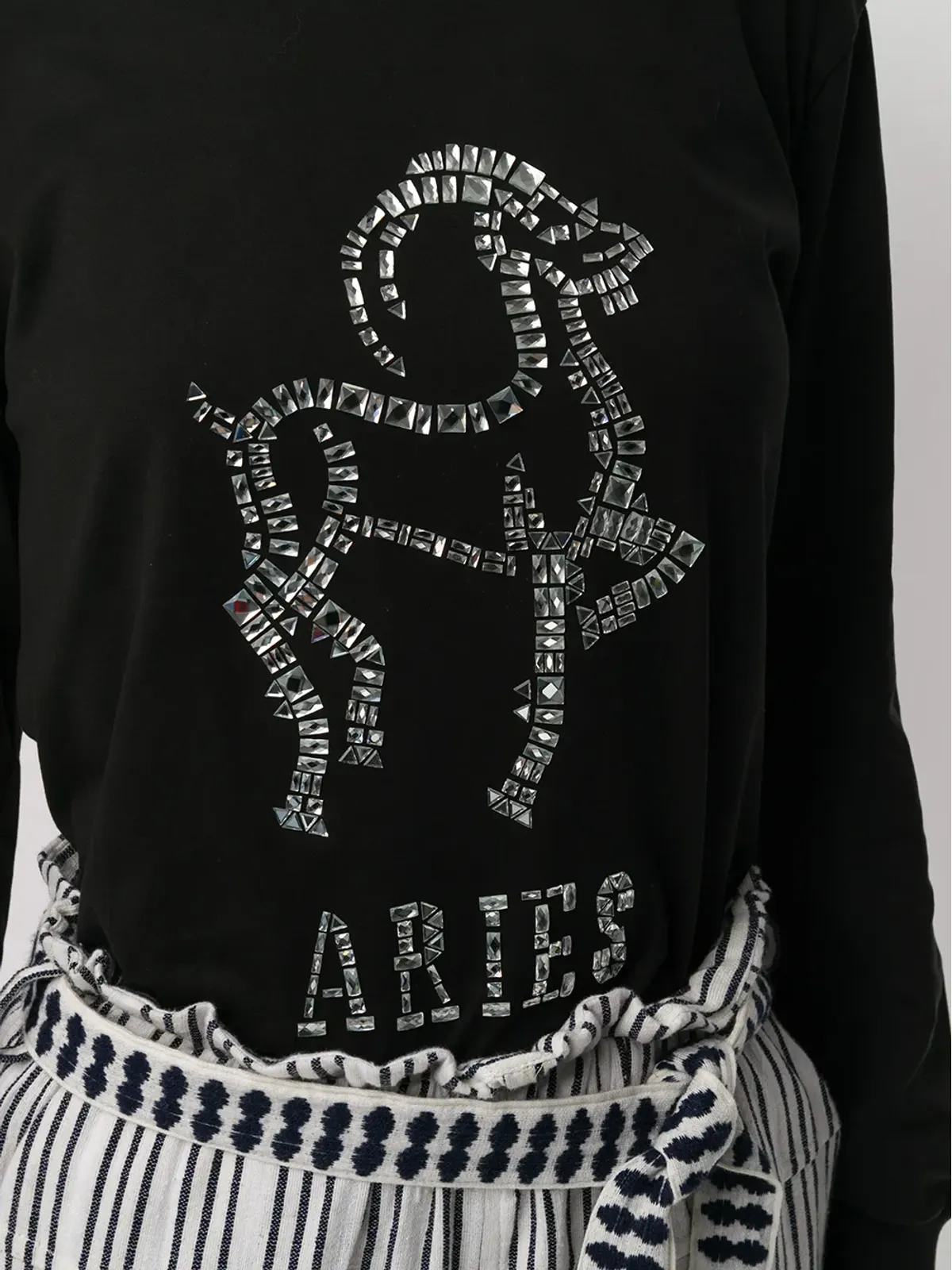 Alberta Ferretti アリエス クリスタル装飾ジャンパー（ブラック） - 画像5