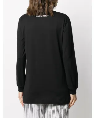 Alberta Ferretti アリエス クリスタル装飾ジャンパー（ブラック） - サムネイル4