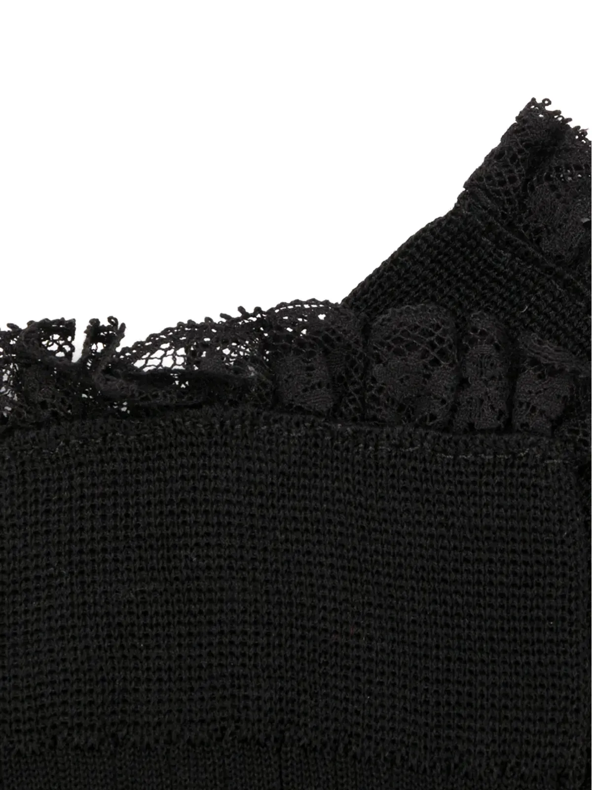 Prada レーストリム膝丈ソックス - 画像2