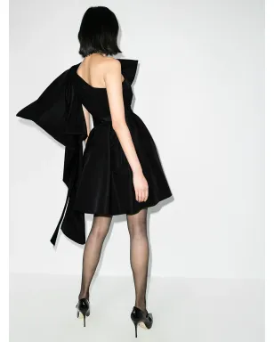Carolina Herrera ワンショルダーボウディテール ミニドレス - サムネイル3