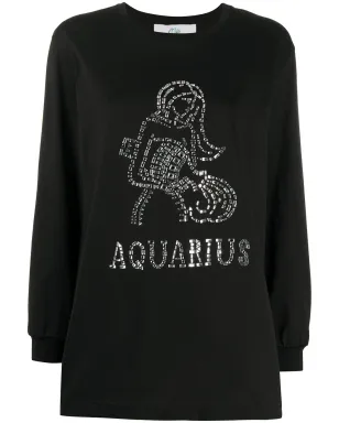 Alberta Ferretti アクエリアス クリスタル装飾 Tシャツ - サムネイル1