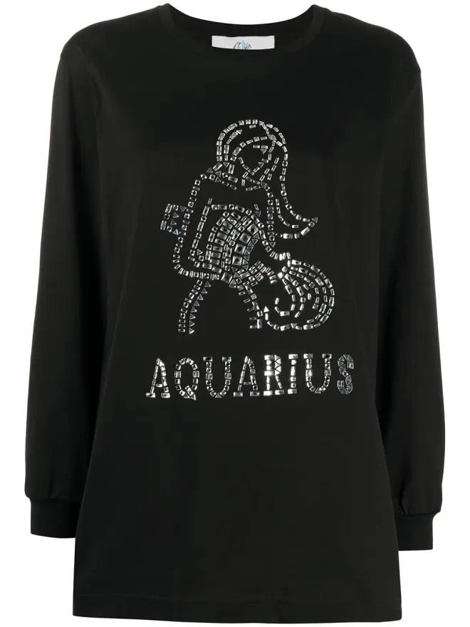 Alberta Ferretti Alberta Ferretti アクエリアス クリスタル装飾 Tシャツの商品画像