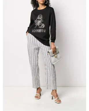 Alberta Ferretti アクエリアス クリスタル装飾 Tシャツ - サムネイル2