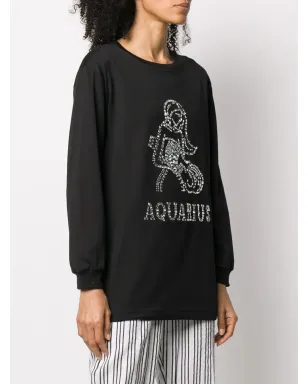 Alberta Ferretti アクエリアス クリスタル装飾 Tシャツ - サムネイル3