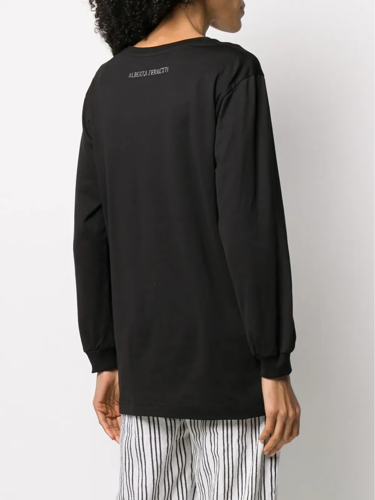 Alberta Ferretti アクエリアス クリスタル装飾 Tシャツ - 画像4