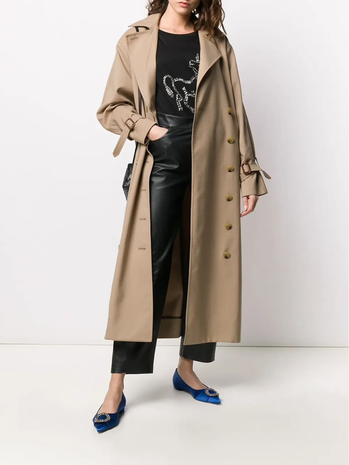 Alberta Ferretti タウルス クリスタル装飾付きニット - 画像2