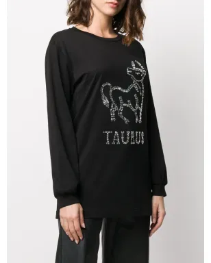 Alberta Ferretti タウルス クリスタル装飾付きニット - サムネイル3