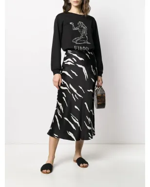 Alberta Ferretti ヴァルゴ クリスタル装飾ジャンパー - サムネイル2