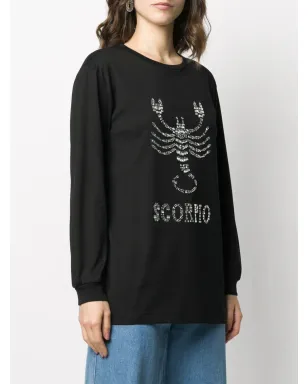 Alberta Ferretti レオ クリスタル装飾付きニットセーター - サムネイル3