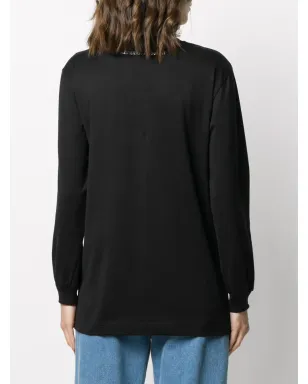 Alberta Ferretti レオ クリスタル装飾付きニットセーター - サムネイル4