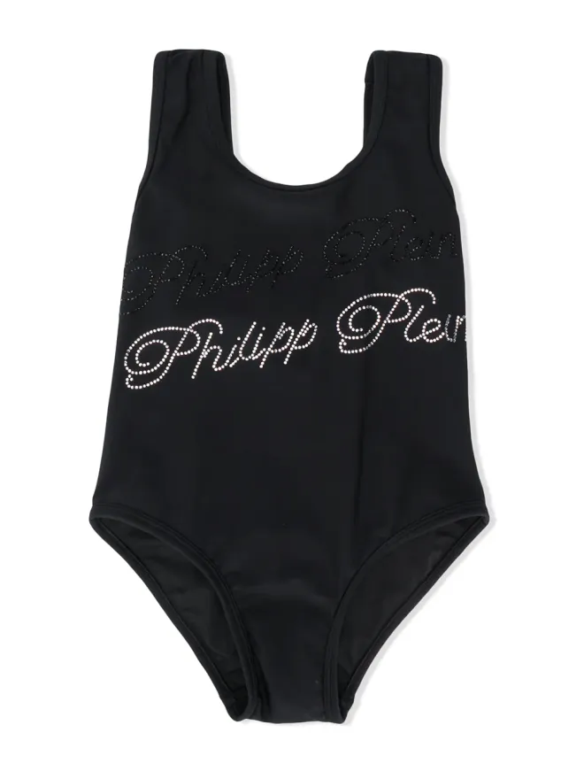 Philipp Plein Junior Philipp Plein Junior 装飾付きシグネチャー水着の商品画像