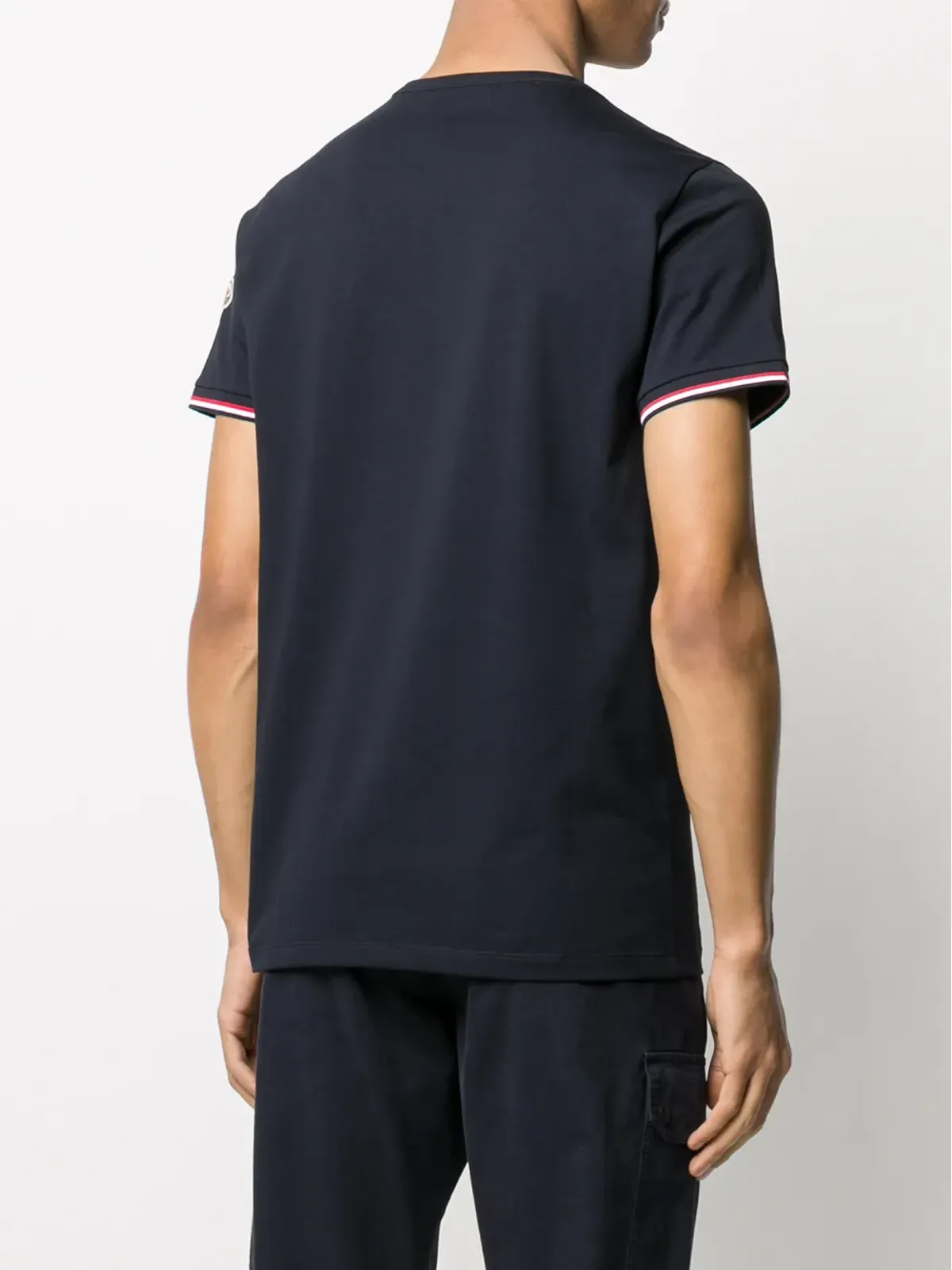 Moncler ストレッチコットンTシャツ（ブルー） - 画像4