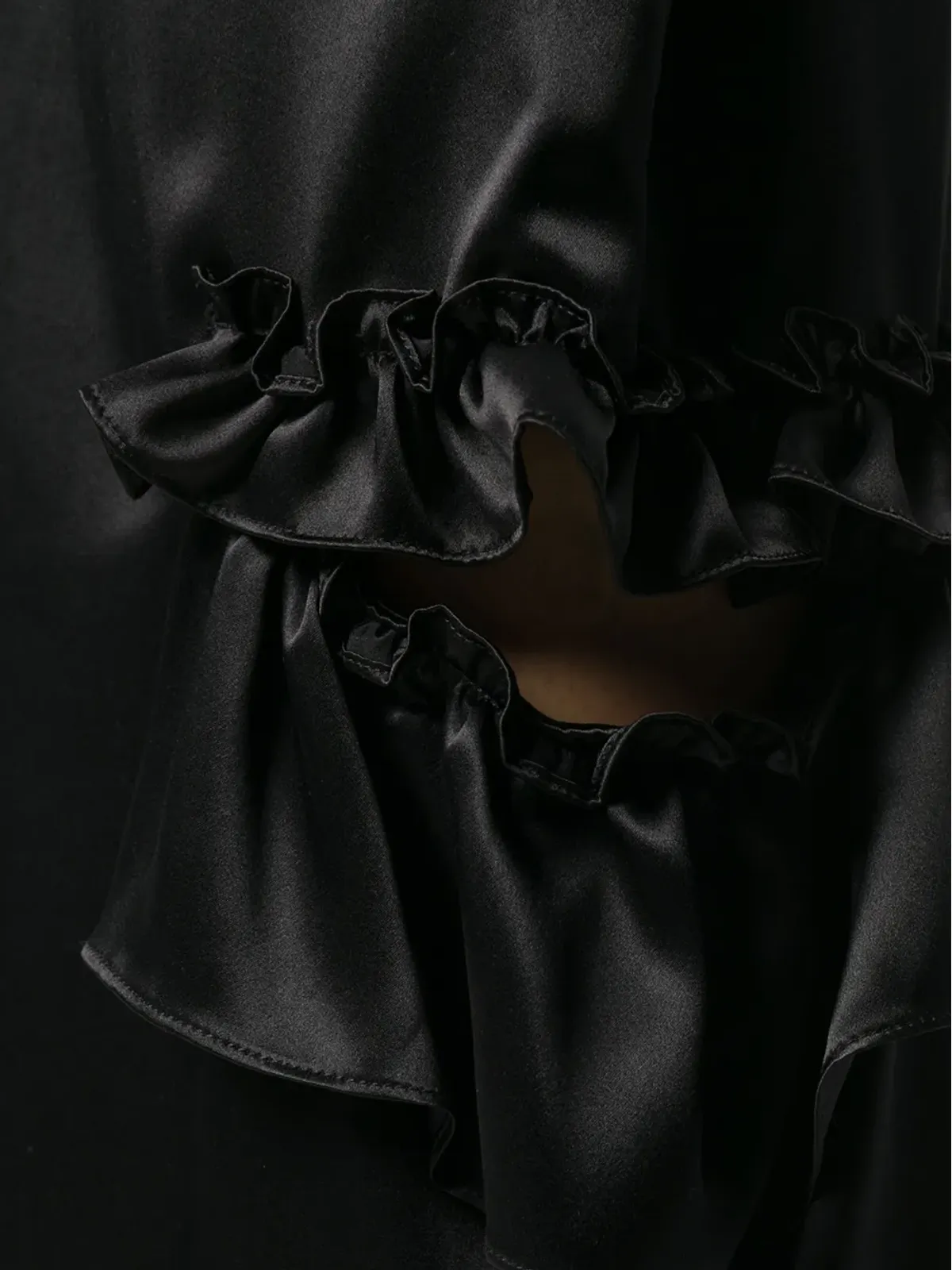 Simone Rocha カットアウト・フリルディテール スカート - 画像5