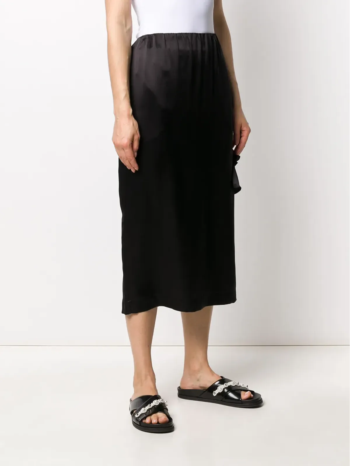 Simone Rocha カットアウト・フリルディテール スカート - 画像3