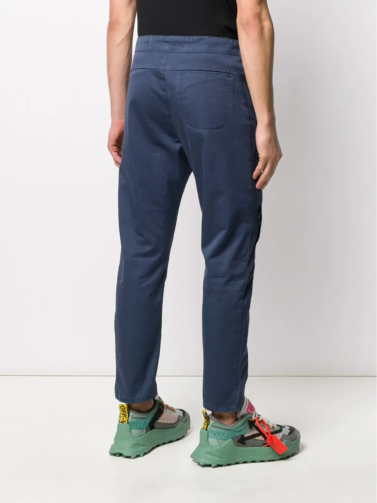 Off-White ストレートレッグパンツ - ブルー - 画像4