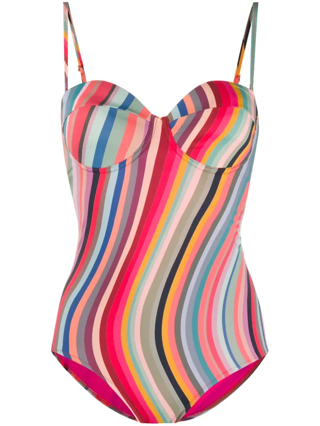 Paul Smith Paul Smith スワールプリント・ラップ・バンドゥ水着の商品画像