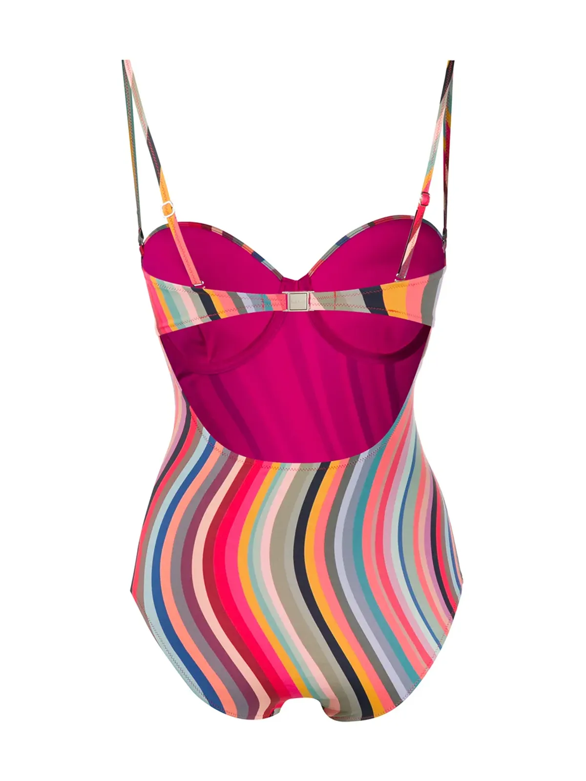 Paul Smith スワールプリント・ラップ・バンドゥ水着 - 画像2