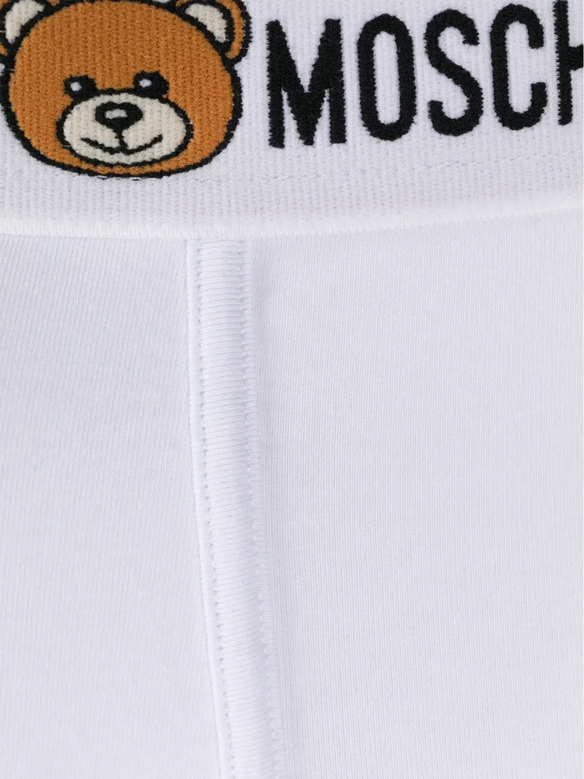 Moschino テディロゴプリントボクサー - 画像3