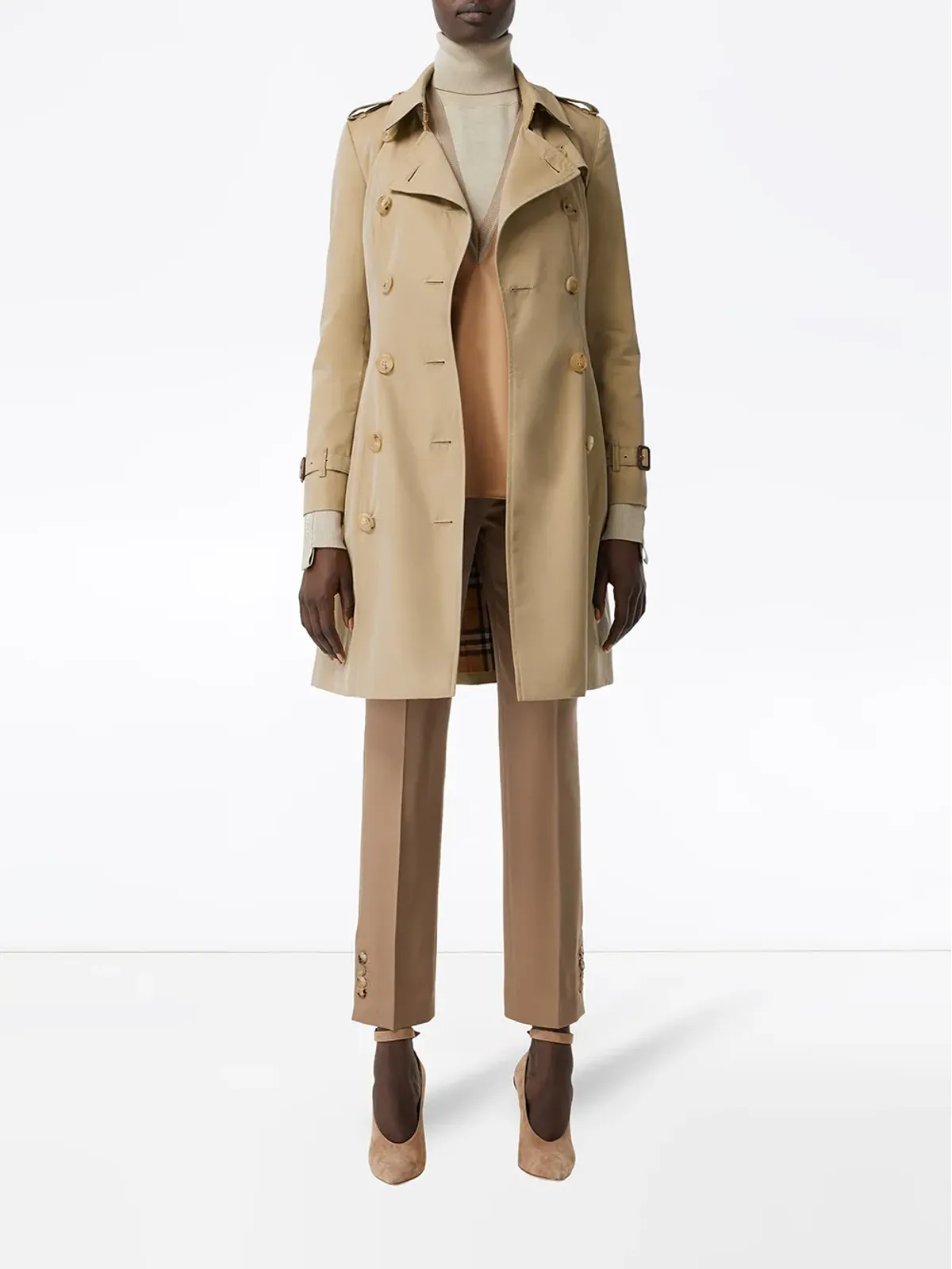 Burberry チェルシー ヘリテージ ダブルブレスト トレンチコート - 画像3