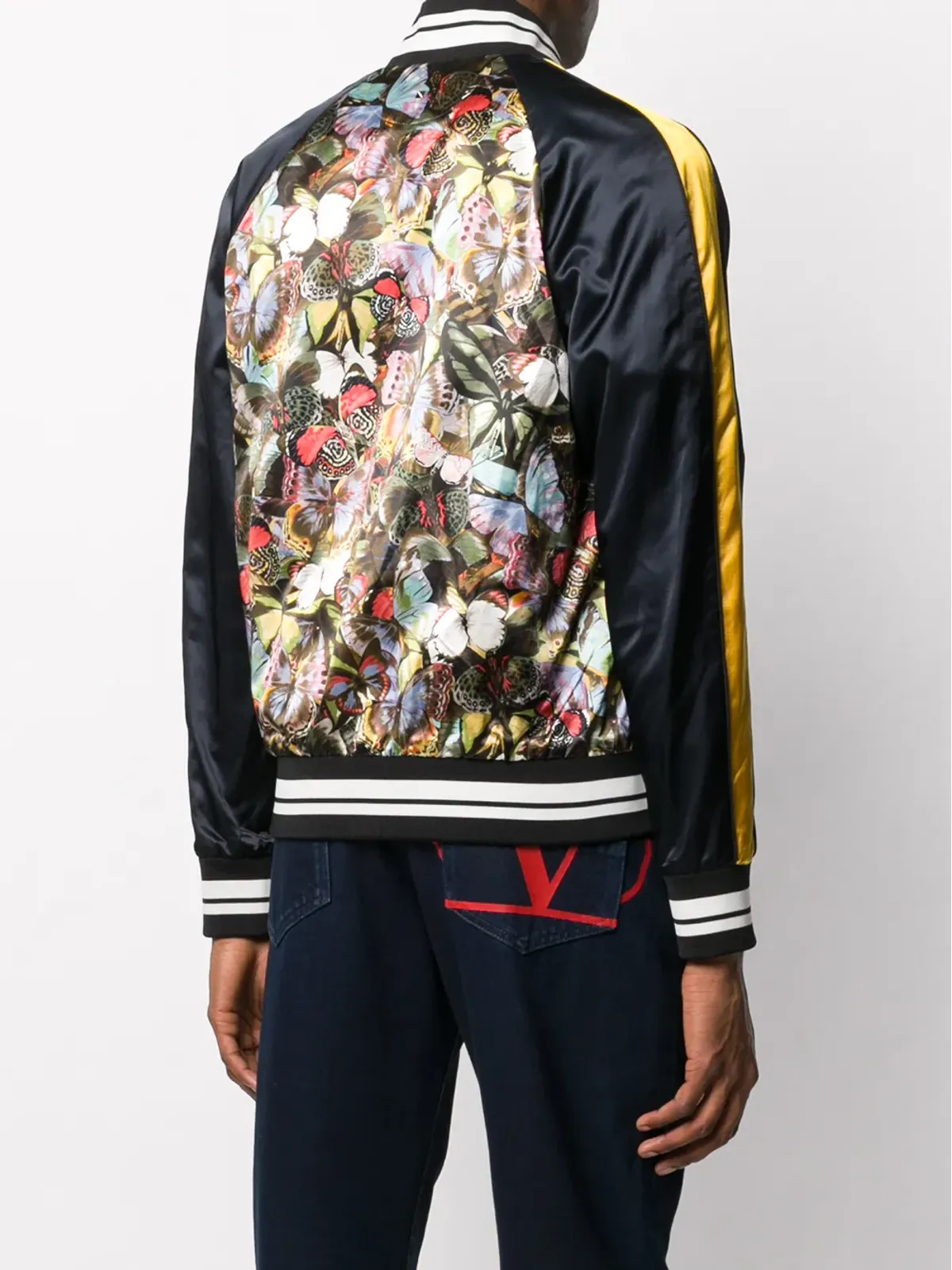 Valentino Garavani 蝶プリントボンバージャケット - 画像4