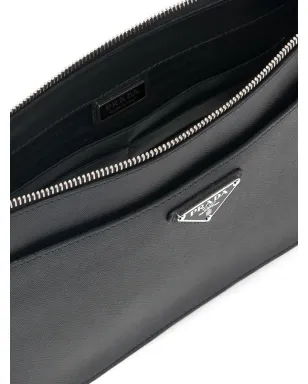 Prada ロゴ入りクラッチバッグ - サムネイル5