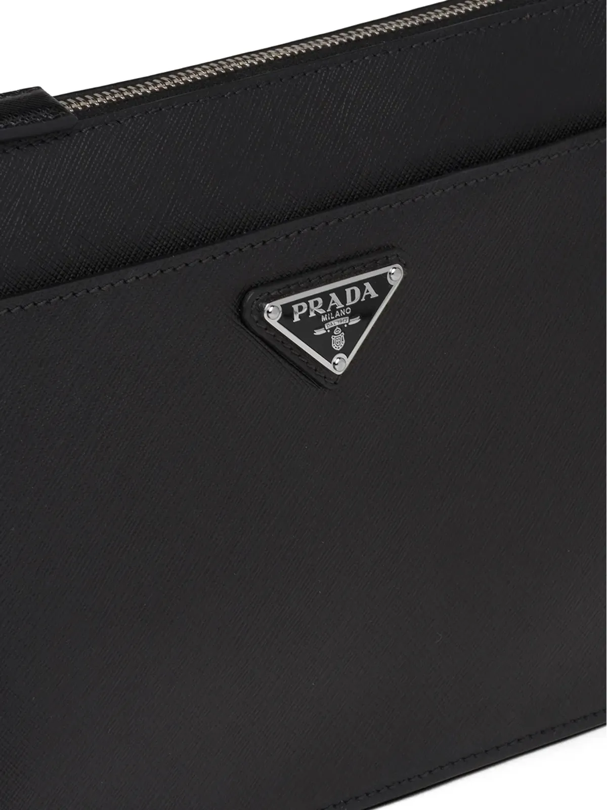 Prada ロゴ入りクラッチバッグ - 画像4