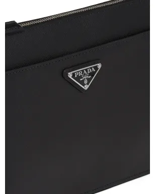 Prada ロゴ入りクラッチバッグ - サムネイル4