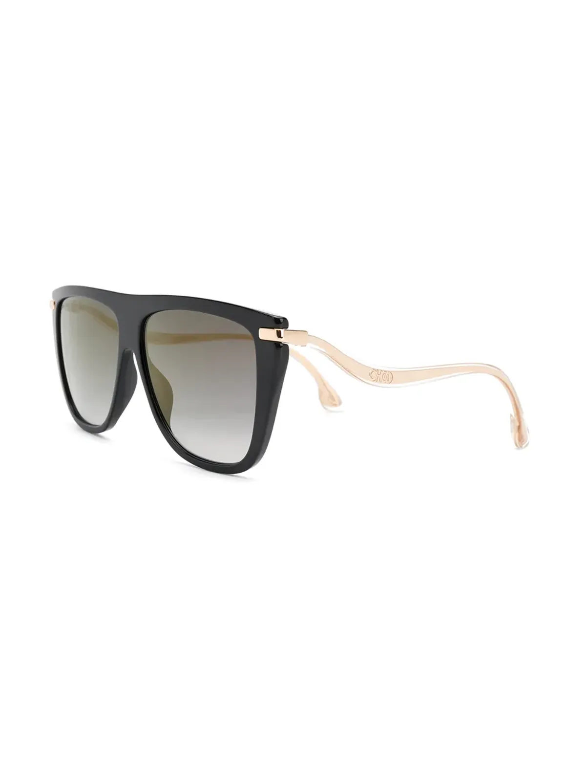 Jimmy Choo Eyewear Suvis オーバーサイズドフレーム サングラス - ブラック - 画像2