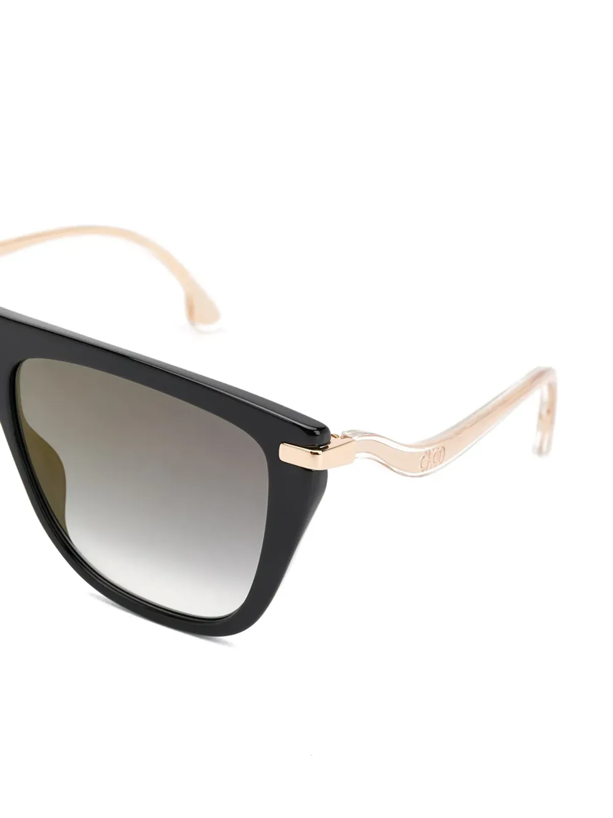 Jimmy Choo Eyewear Suvis オーバーサイズドフレーム サングラス - ブラック - 画像3