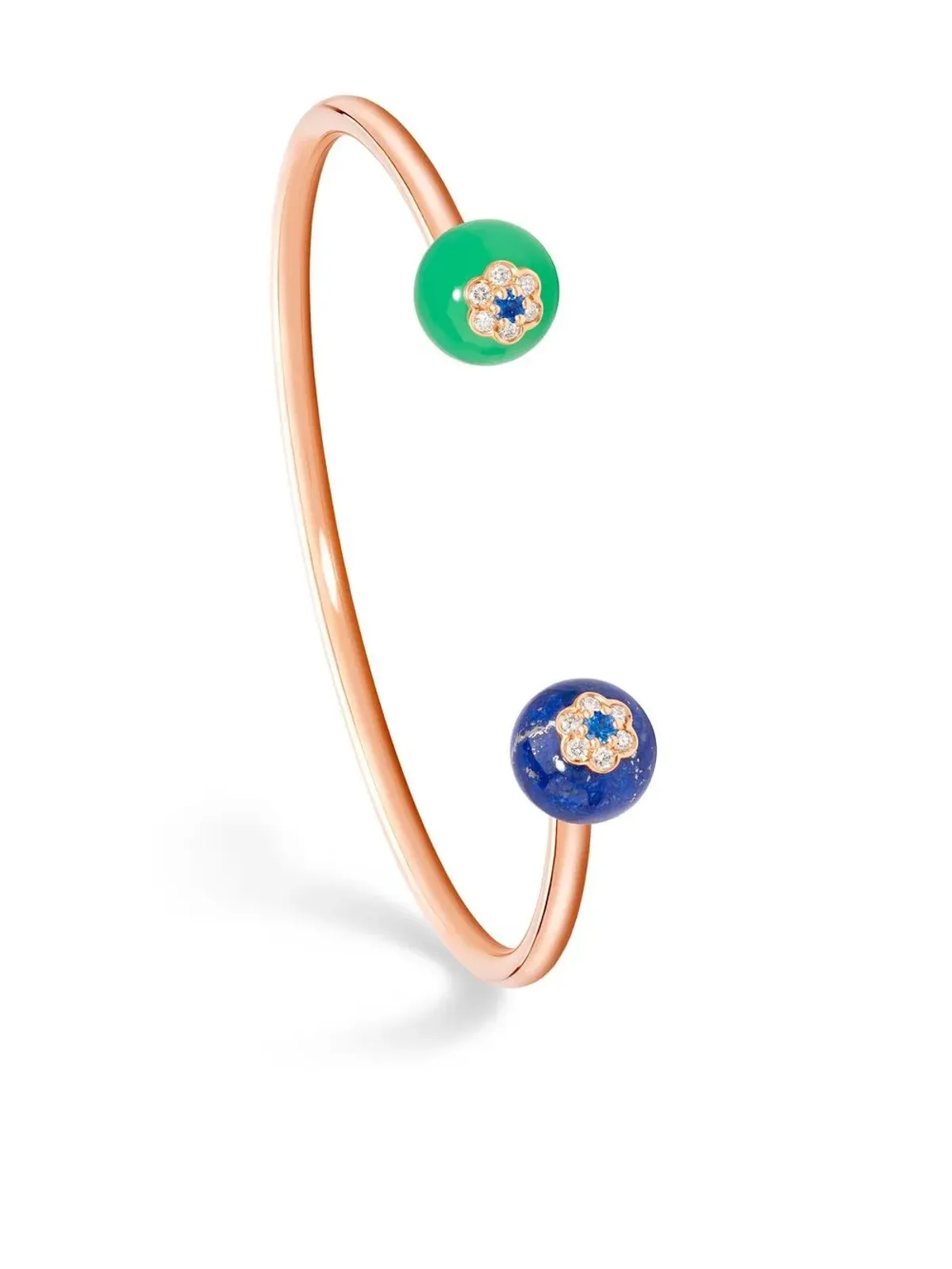 David Morris Forest Berry バングル 18K ローズゴールド ピンク - 画像3