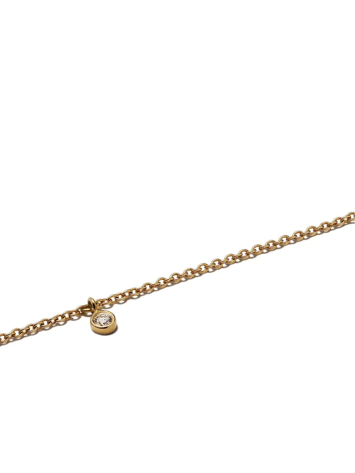 We by WHITEbIRD 18K イエローゴールド ダイヤモンド チェーン ブレスレット - 画像3